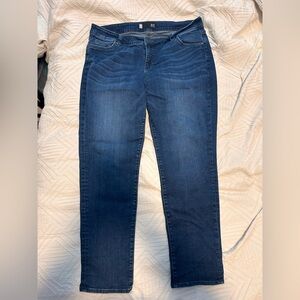 Kut from the Kloth Dark Blue Straight Leg Jeans